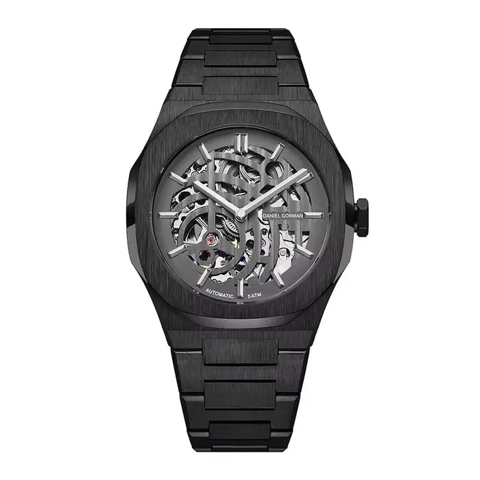 Montres mécaniques automatiques pour hommes 2026, design ajouré, étanches, haute qualité