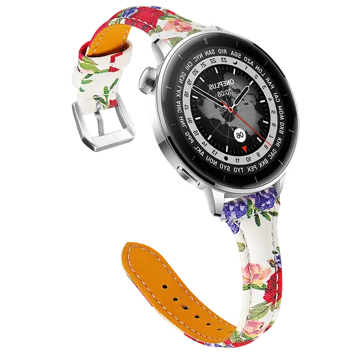Bracelets en cuir compatibles avec OnePlus Watch 3 43mm