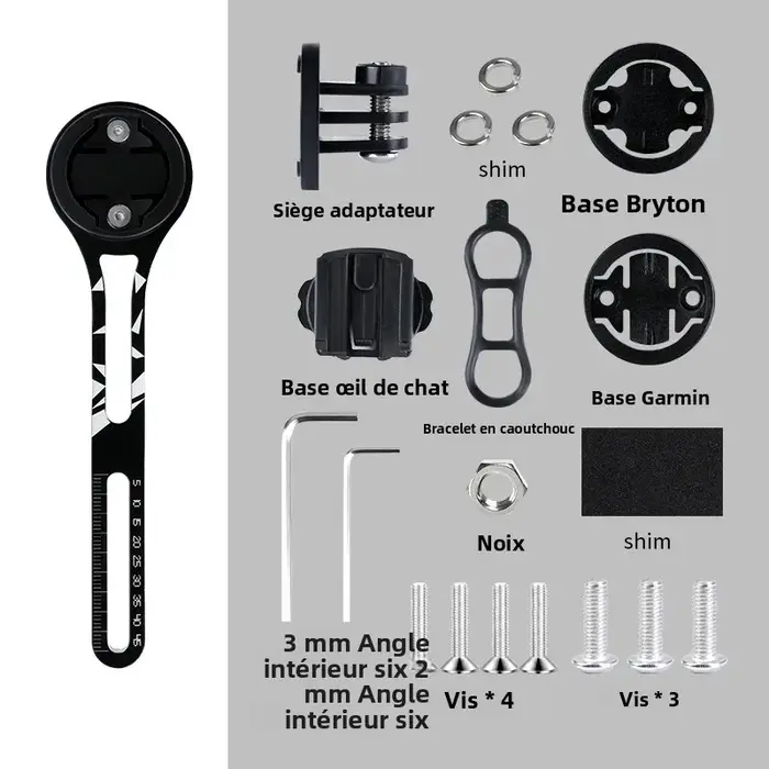 Compteur de vitesse de cyclisme intégré