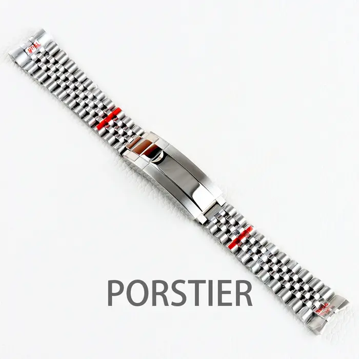 Jubilee-Bracelet de Montre en Acier Inoxydable de 20mm, Boîtier de Haute Qualité, Solide, pour Datej