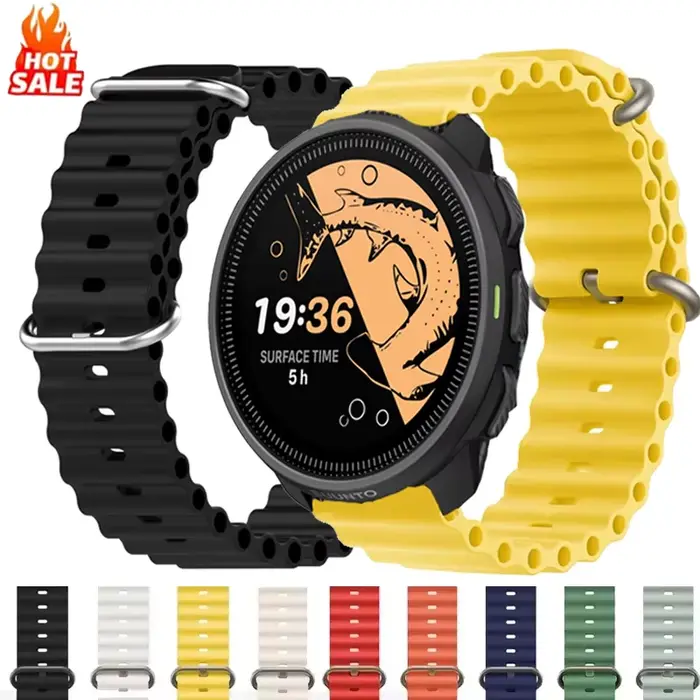 Bracelet Ocean Band 20mm 22mm pour Suunto Nautic S/Race 2/Vertical 2 1