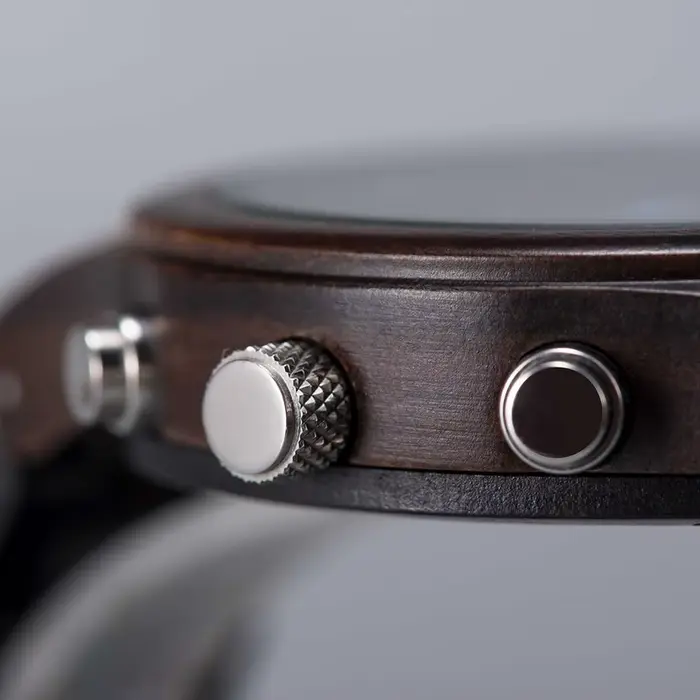 BOBO BIRD-Montre-bracelet chronographe en bois à quartz pour homme