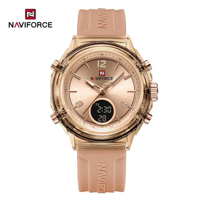 NAVIFORCE NF7109 montre à Quartz pour dames mode femmes double affichage montres