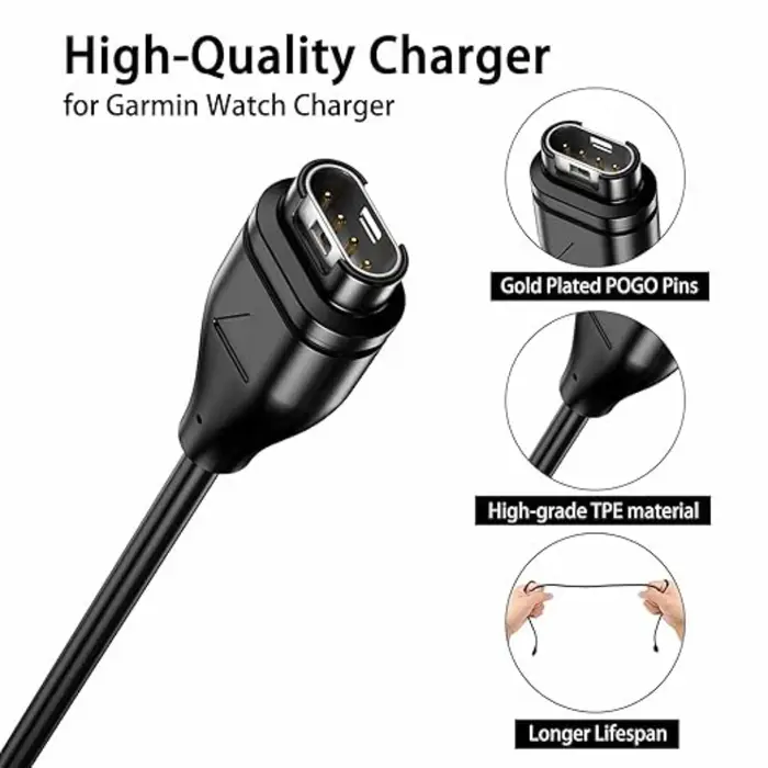 Chargeur pour montre intelligente Garmin Approach S10 S12 S40 S42 S50 S60 S62 S70