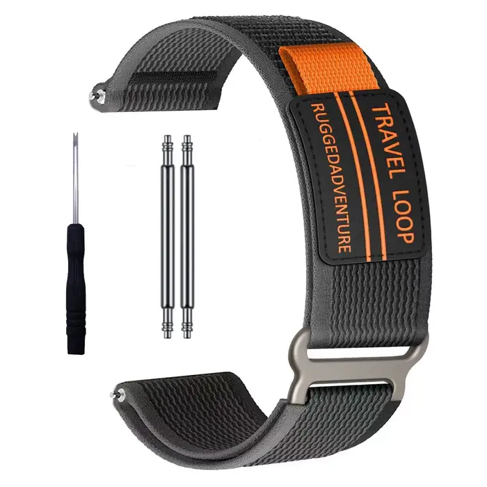 Bracelet en Nylon à boucle de voyage de 24mm pour Suunto 9 7 Baro/Suunto D5 Spartan Sport poignet HR/Baro montre intelligente bande remplaçable ceintures Correa
