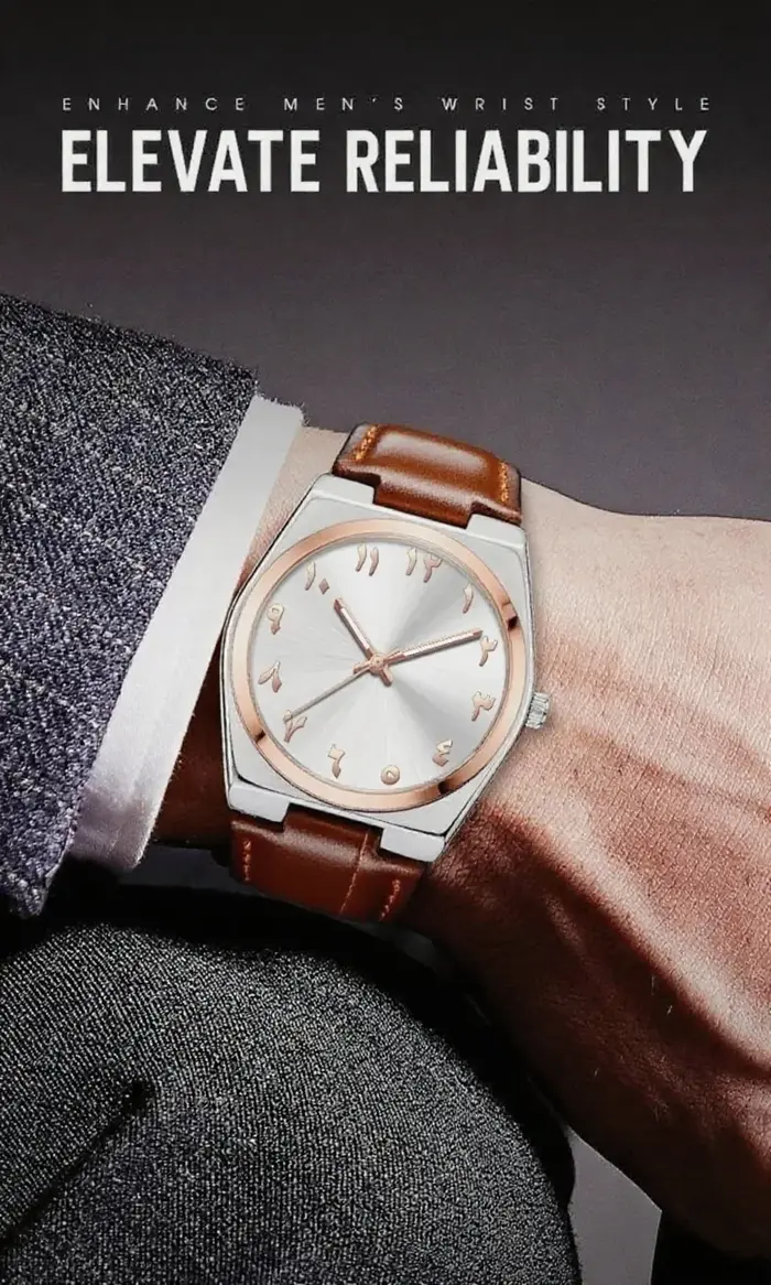 Moyen-Orient chiffres arabes sans Logo créatif hommes montres marque de luxe Quartz mode montre-bracelet homme cadeaux horloge Reloj Hombre