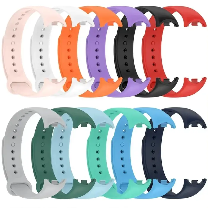 Bracelets de montre de Sport pour Xiaomi Mi band 8-9 NFC remplacement miband9/8 Bracelet en silicone
