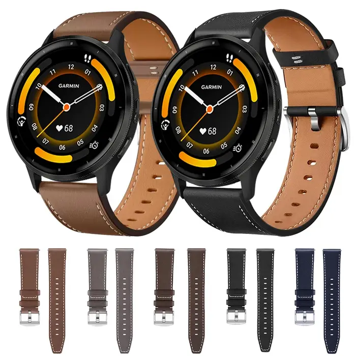 Bracelet de montre intelligente en cuir