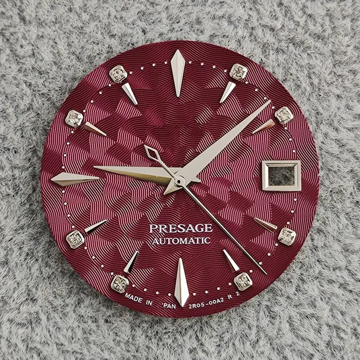 Cadran de montre Prestige S logo 29 mm pour mouvement automatique Mod NH35