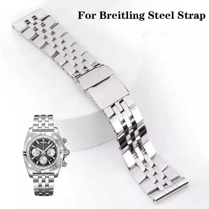 Bracelet de montre en acier inoxydable massif