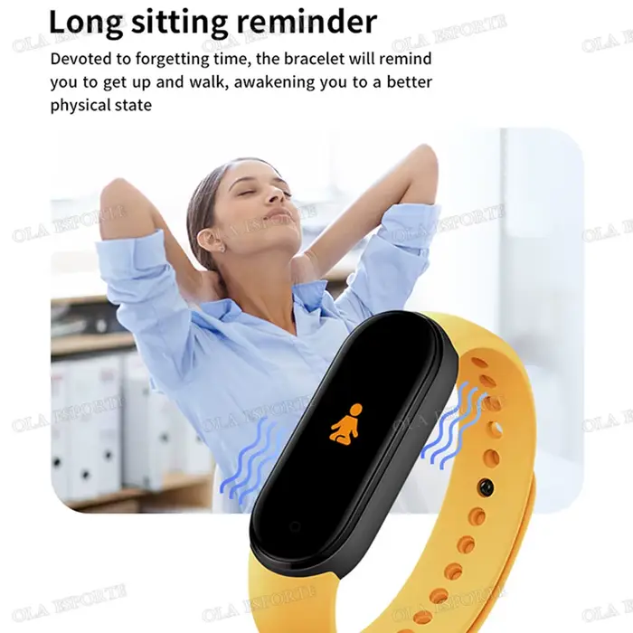 Montre connectée M7, moniteur de fréquence cardiaque et de pression artérielle