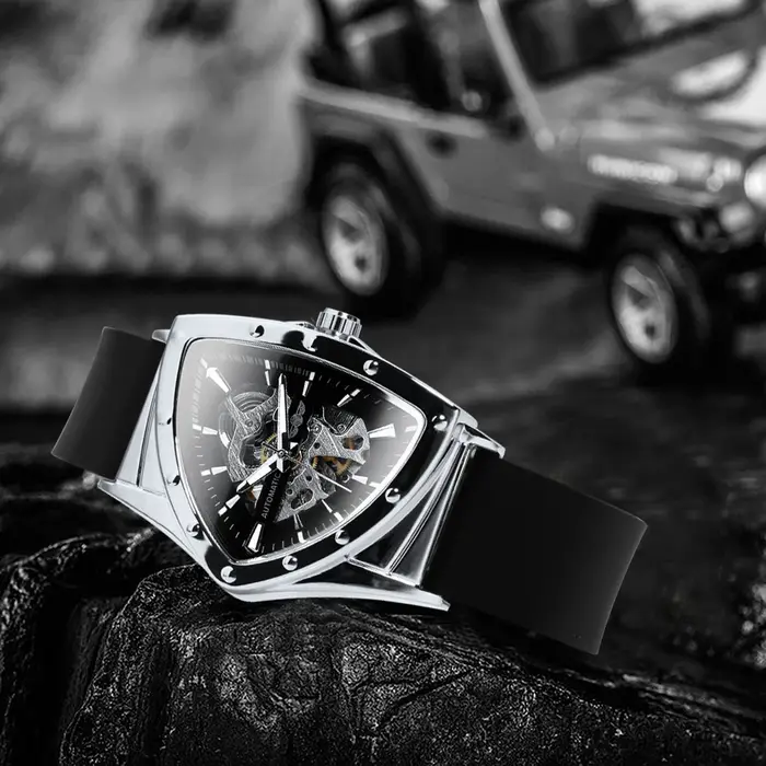 Montre mécanique squelette WINNER Sports pour hommes