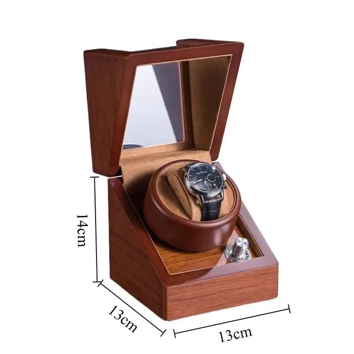 Remontoir de montre silencieux montre mécanique remontage automatique montres-bracelets pour hommes remontoirs de montre en bois remontoir de montres domestiques