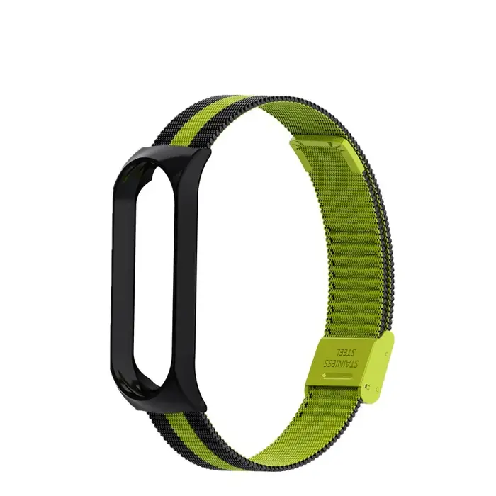 Bracelet de rechange en métal, sans vis, pour Xiaomi Mi band 3 4 3