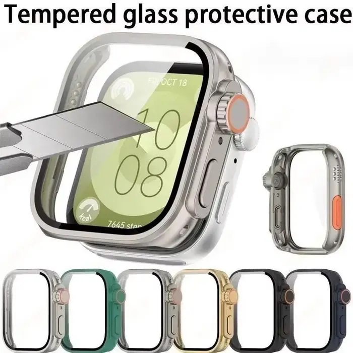 Protecteur d'écran + boîtier en verre trempé pour Huawei Watch Fit 4 Fit 4 Pro Fit 3