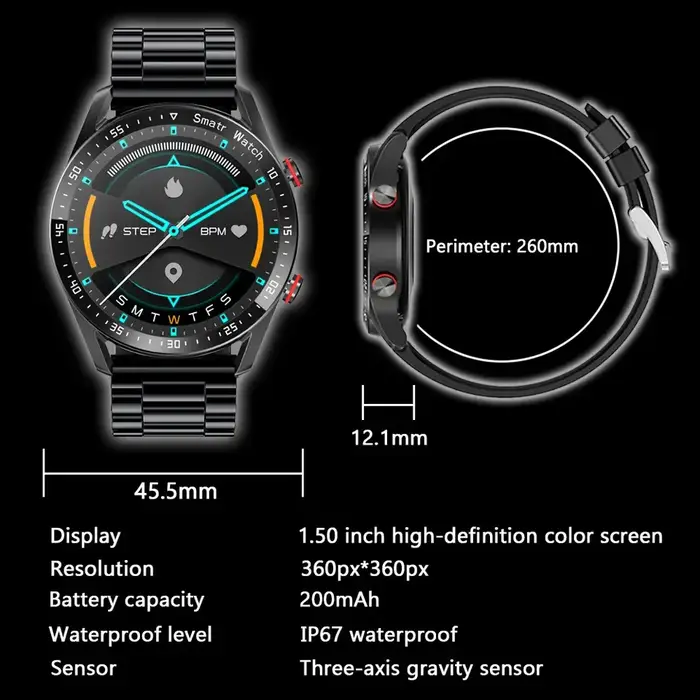 Nouvelle Montre Connectée Électronique 2026 Étanche pour Homme et Femme