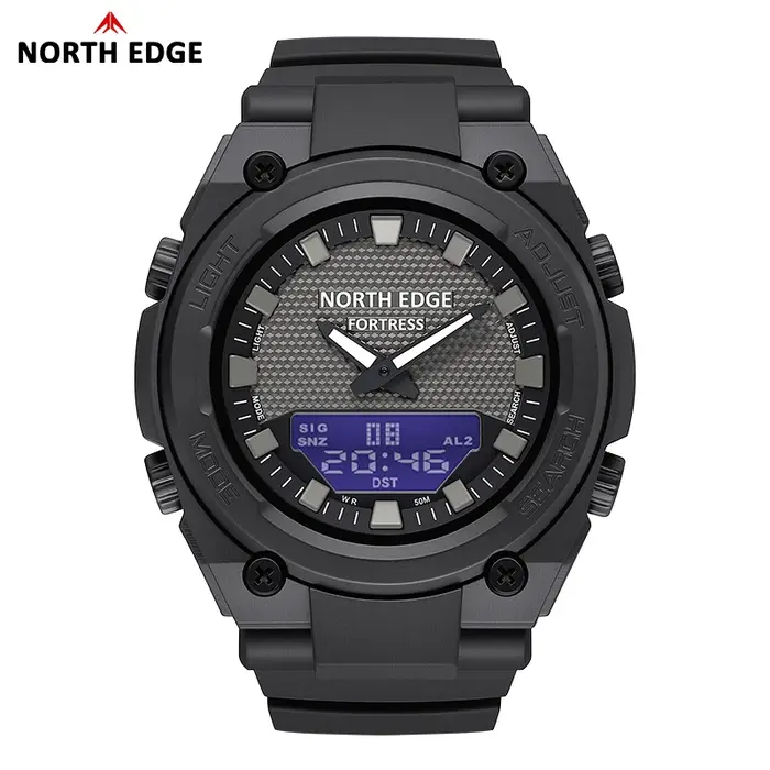 NORTH EDGE FORTRESS 2026 Montre numérique militaire pour homme
