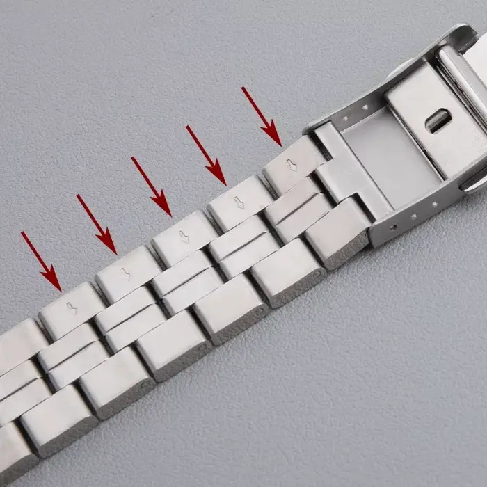 Bracelets de montre en acier inoxydable 316L