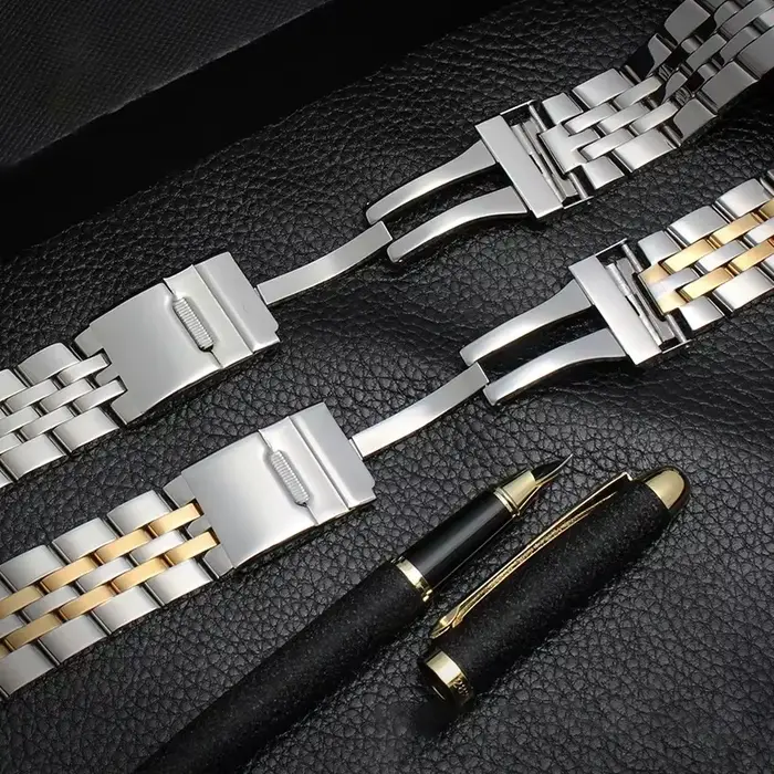 Bracelet de montre en acier inoxydable de haute qualité