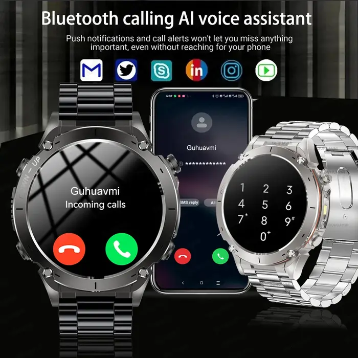 2025 GUHUAVMI Y-101 GPS sport montre intelligente 10ATM étanche intégré double bande GNSS boussole altimètre qualité militaire Smartwatchs