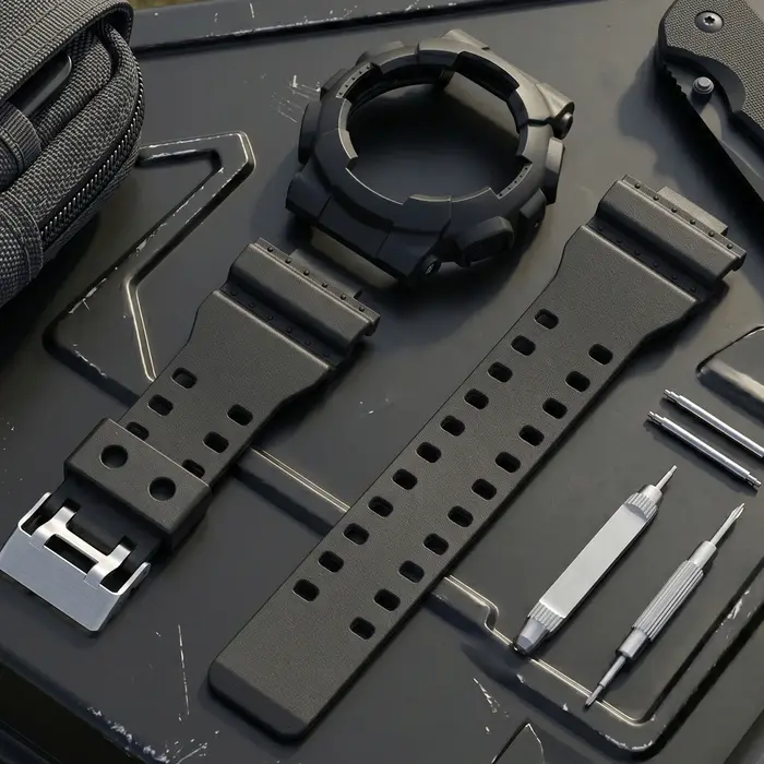 Bracelet de montre en caoutchouc de Silicone