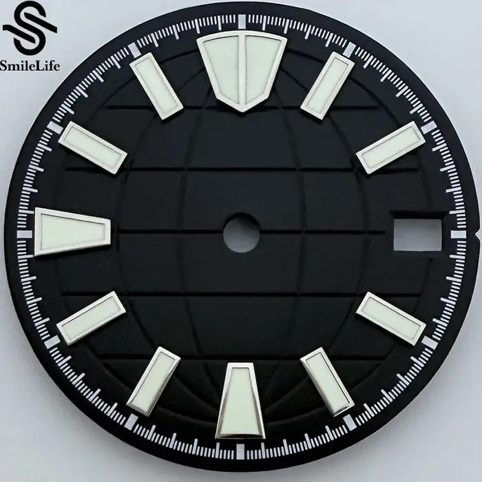 Montre mécanique verte lumineuse