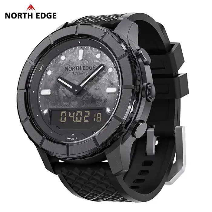 NORTH EDGE 2026 THARSIS Montre pour homme en fibre de carbone