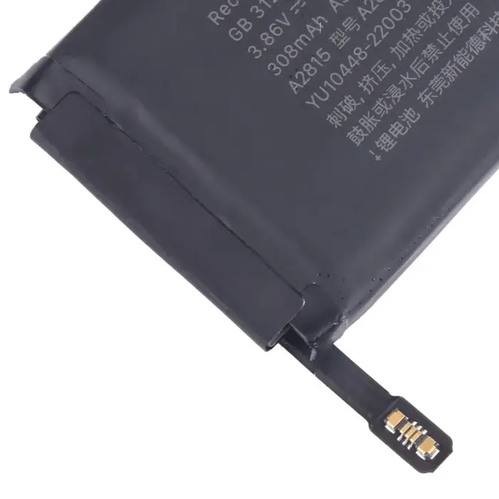 Nouvelle batterie pour Apple Watch série 8 45mm A2815 Batteries de montre intelligente 308mAh