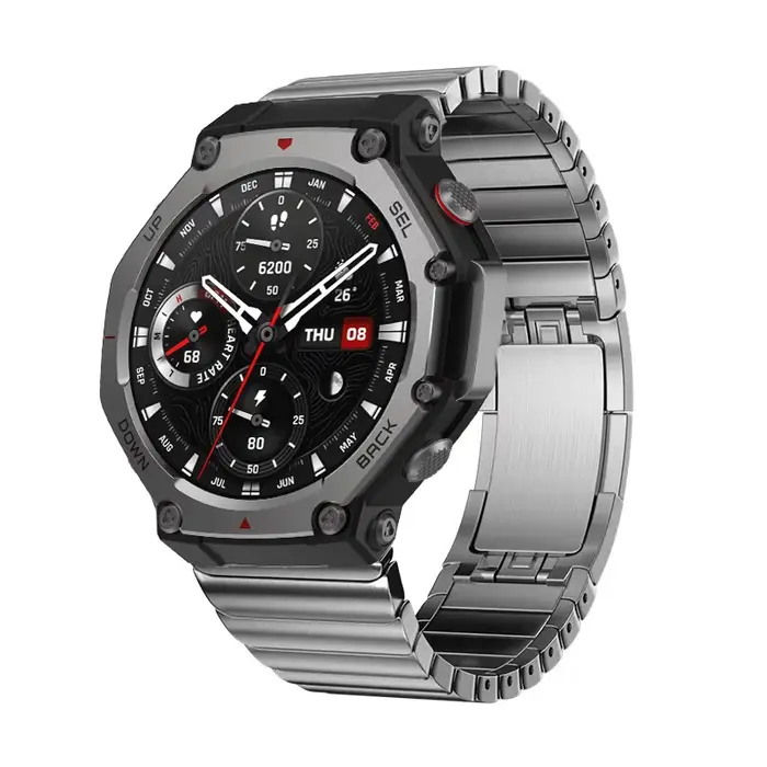 Bracelet en métal de luxe pour montre intelligente Amazfit t-rex 3