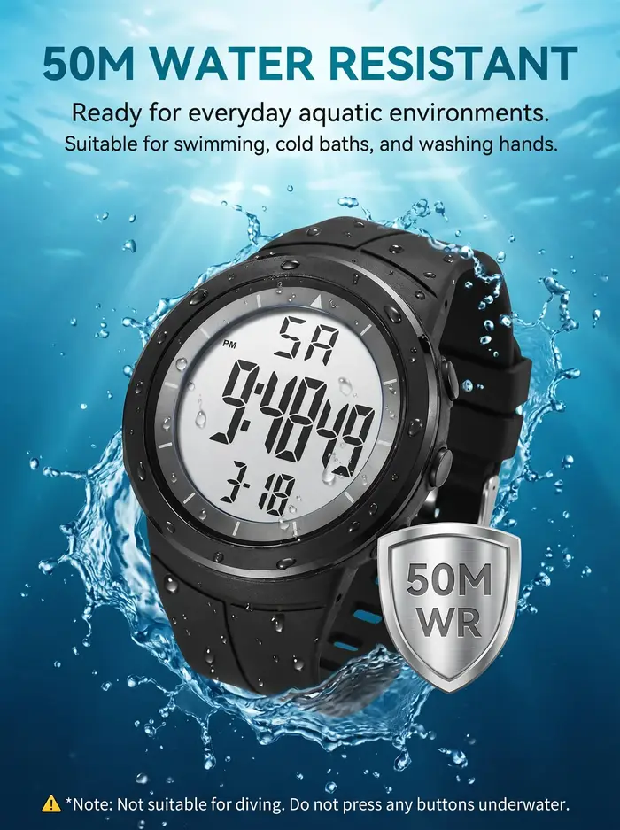 Montres numériques pour homme OHSEN