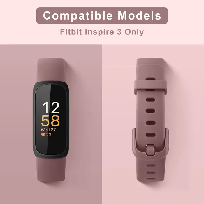 Bracelet de montre en Silicone pour Fitbit Inspire 3 bandes