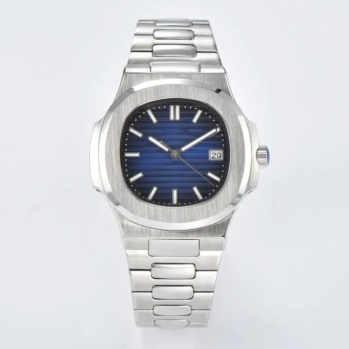 Montre Nautilus pour hommes NH35, montre mécanique automatique, en acier inoxydable 316L, verre saph