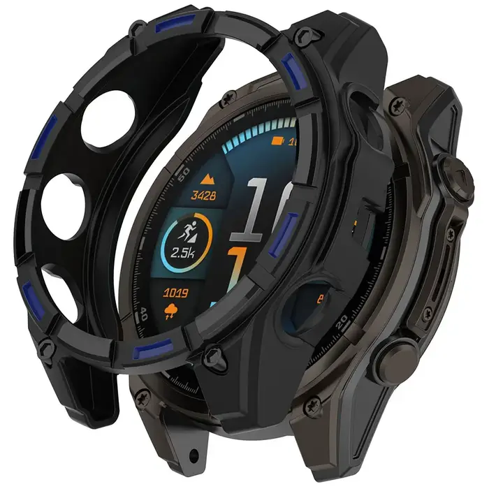 Housse de montre en Silicone pour Garmin Fenix8 solaire 51MM 47MM
