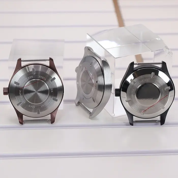 Boîtier de montre noir/argent 40mm