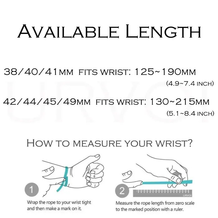 URVOI Trail Loop pour Apple Watch Band Ultra 3 2 série 1110 9 SE tissage en nylon pour bracelet iWatch fermeture d'onglet de traction légère 49mm