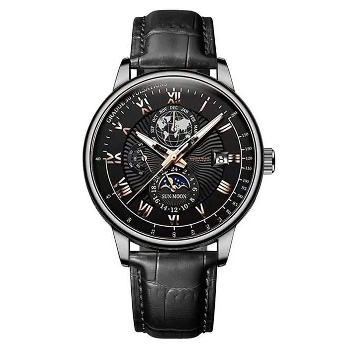 Montre lumineuse étanche pour hommes