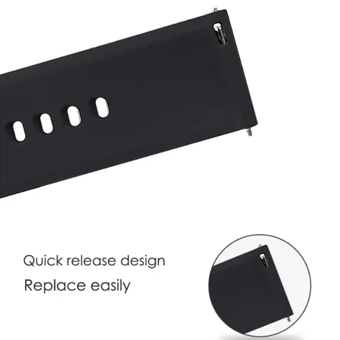 Bracelet de montre en Silicone