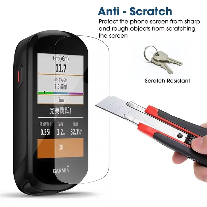 Protecteur d'écran pour Garmin Edge 1040 1030 850 840 830 820 550 540 520 530 130 Explore2 GPS