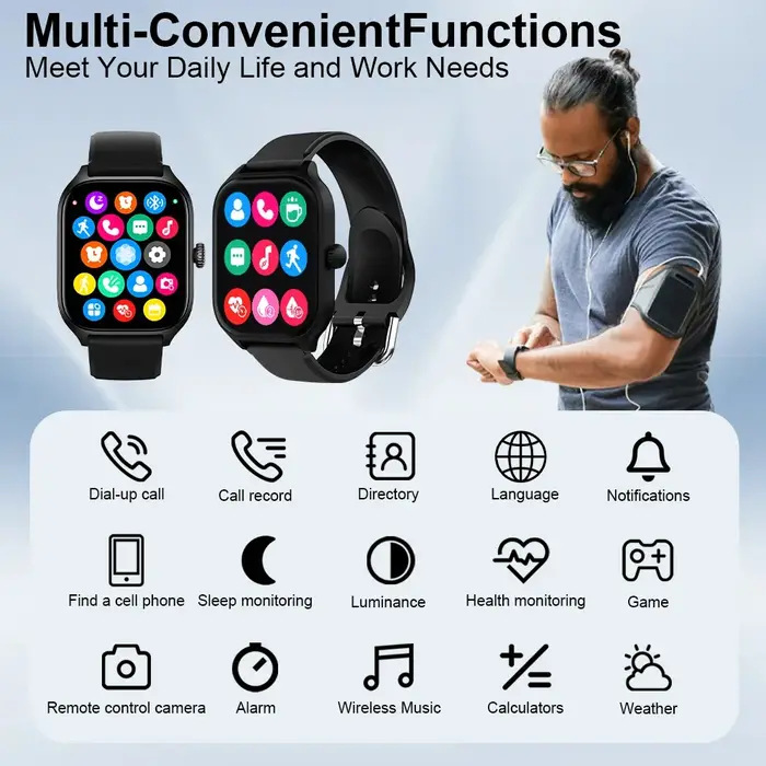 Montre connectée 2026 pour hommes et femmes