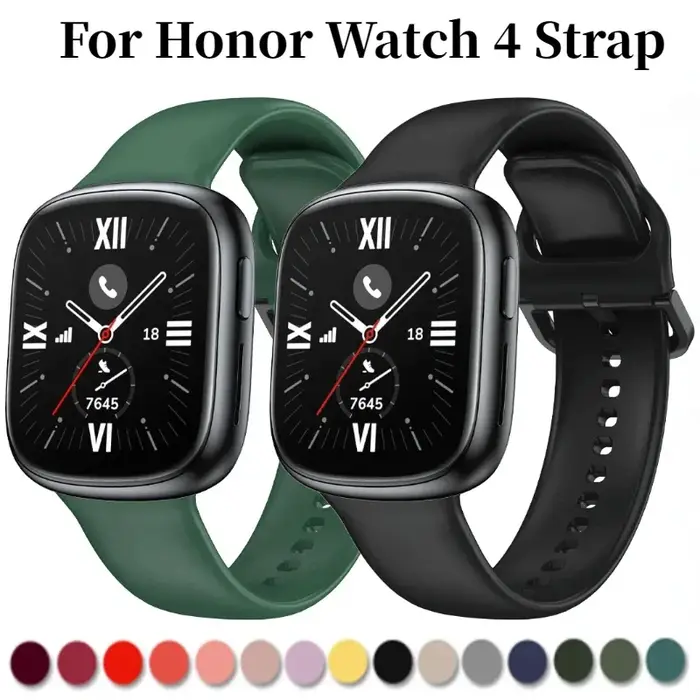 Bracelet en Silicone officiel pour montre intelligente Honor 4