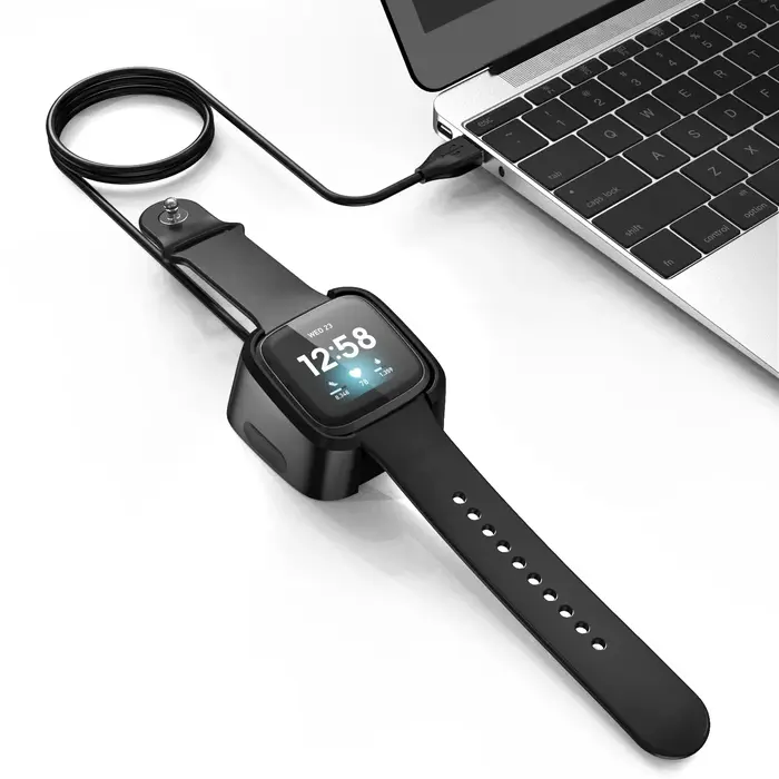 Chargeur USB rapide pour Fitbit Versa 2