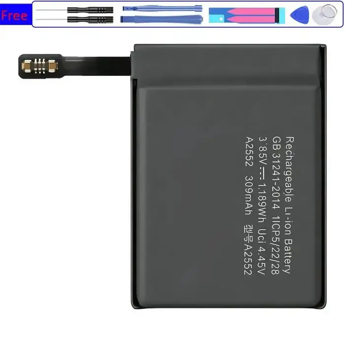 Batterie de montre stable 0-309mAh pour Apple Watch pour iWatch Series 7 8 9 45MM A2552