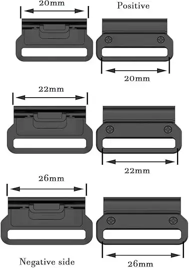 Adaptateur de connecteur de bracelet de montre pour Garmin 20mm 22mm 26mm
