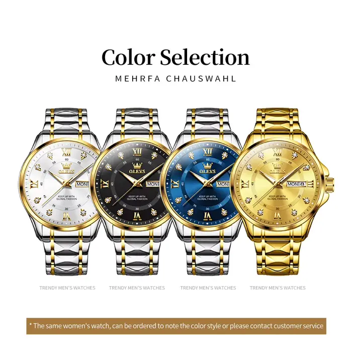 Montre OLEVS 2906 de luxe originale pour homme
