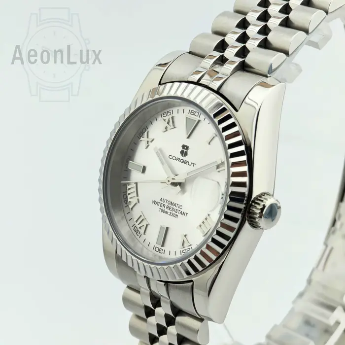 CORGEUT Montre-bracelet de luxe haut de gamme pour homme 36 mm