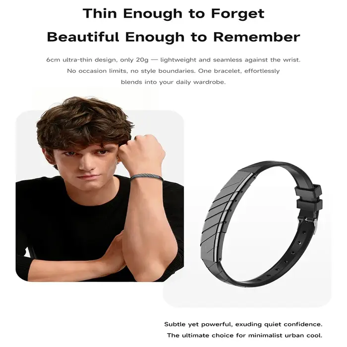 Nouveau Bracelet Connecté Santé 2026 – Design Ultra-Mince 6 cm