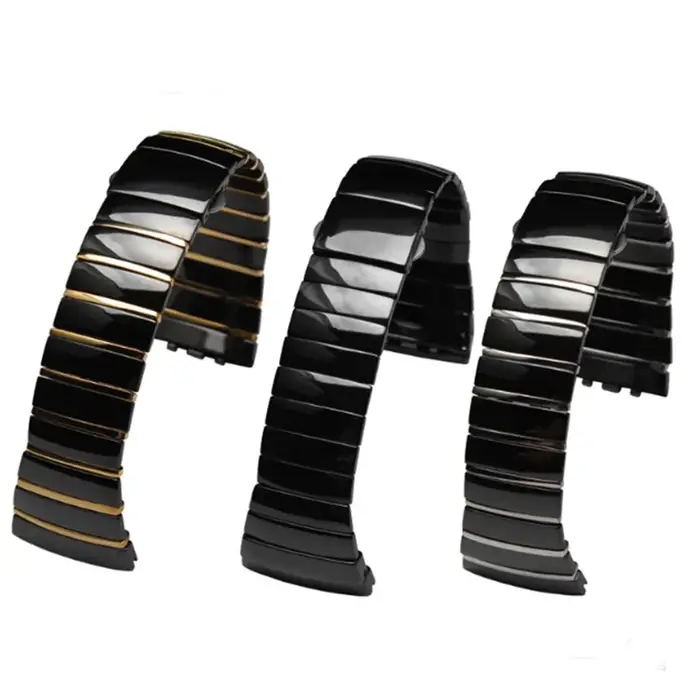 Shengmeirui-Bracelet de montre en céramique pour hommes et femmes, bracelet de haute qualité pour la série Rado Sintra, 17mm, 26mm, 29mm