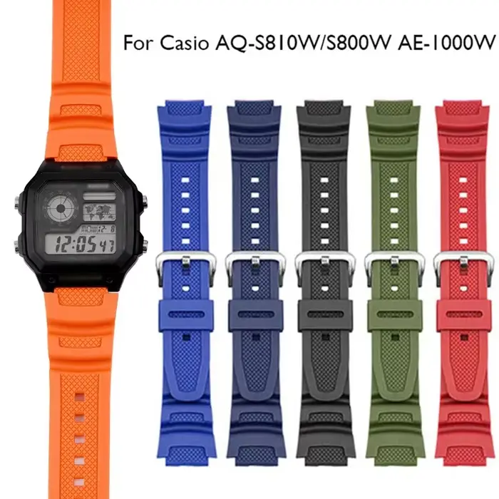 Bracelet de montre 18mm pour CASIO AE1200 / 1300 / 1000 W-219