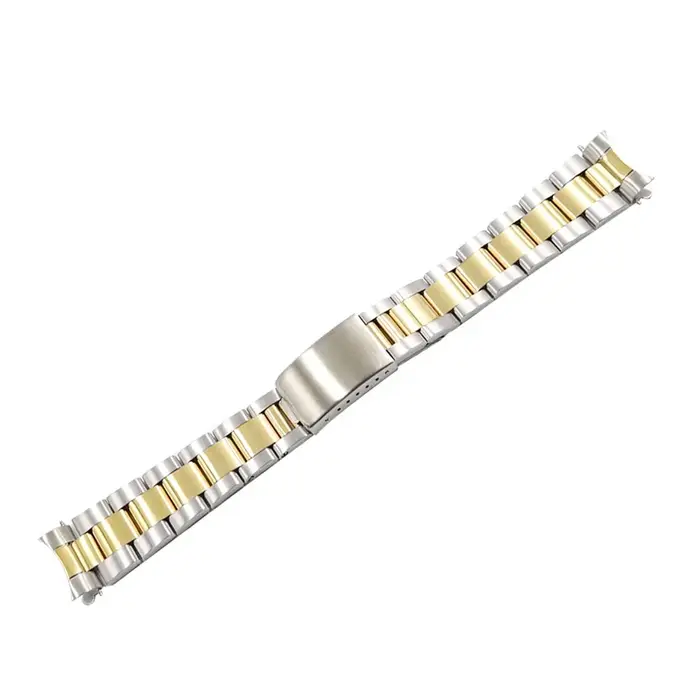 Rolamy 19 20mm Bracelet de montre en gros en acier inoxydable 316L ton or Rose argent