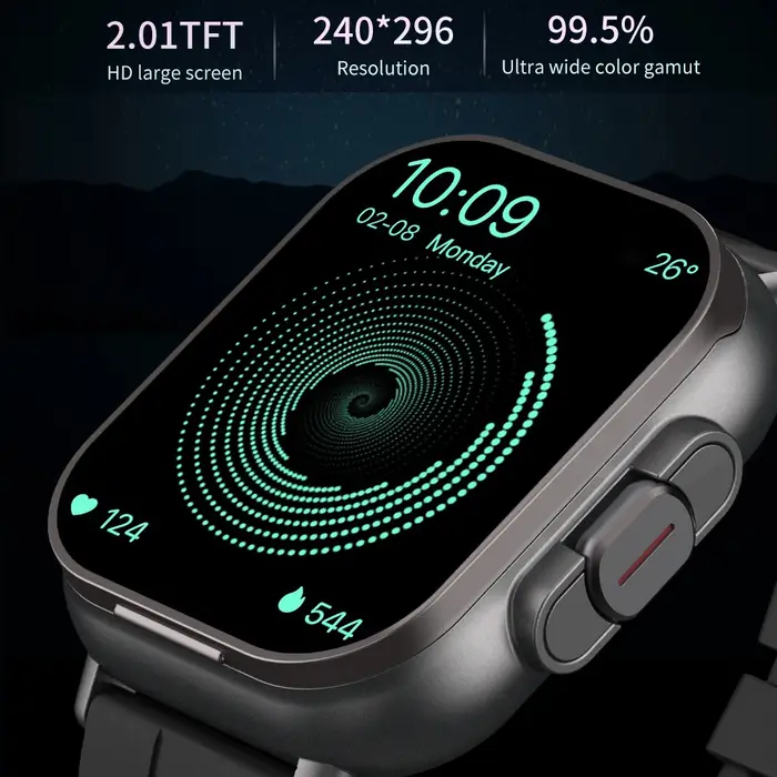 Montre connectée Bluetooth 2 en 1 avec écouteurs TWS